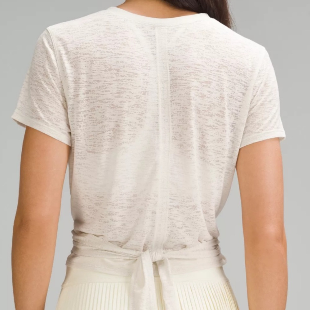 Tie-Waist Breathable Short Sleeve - Picture 3 of 9